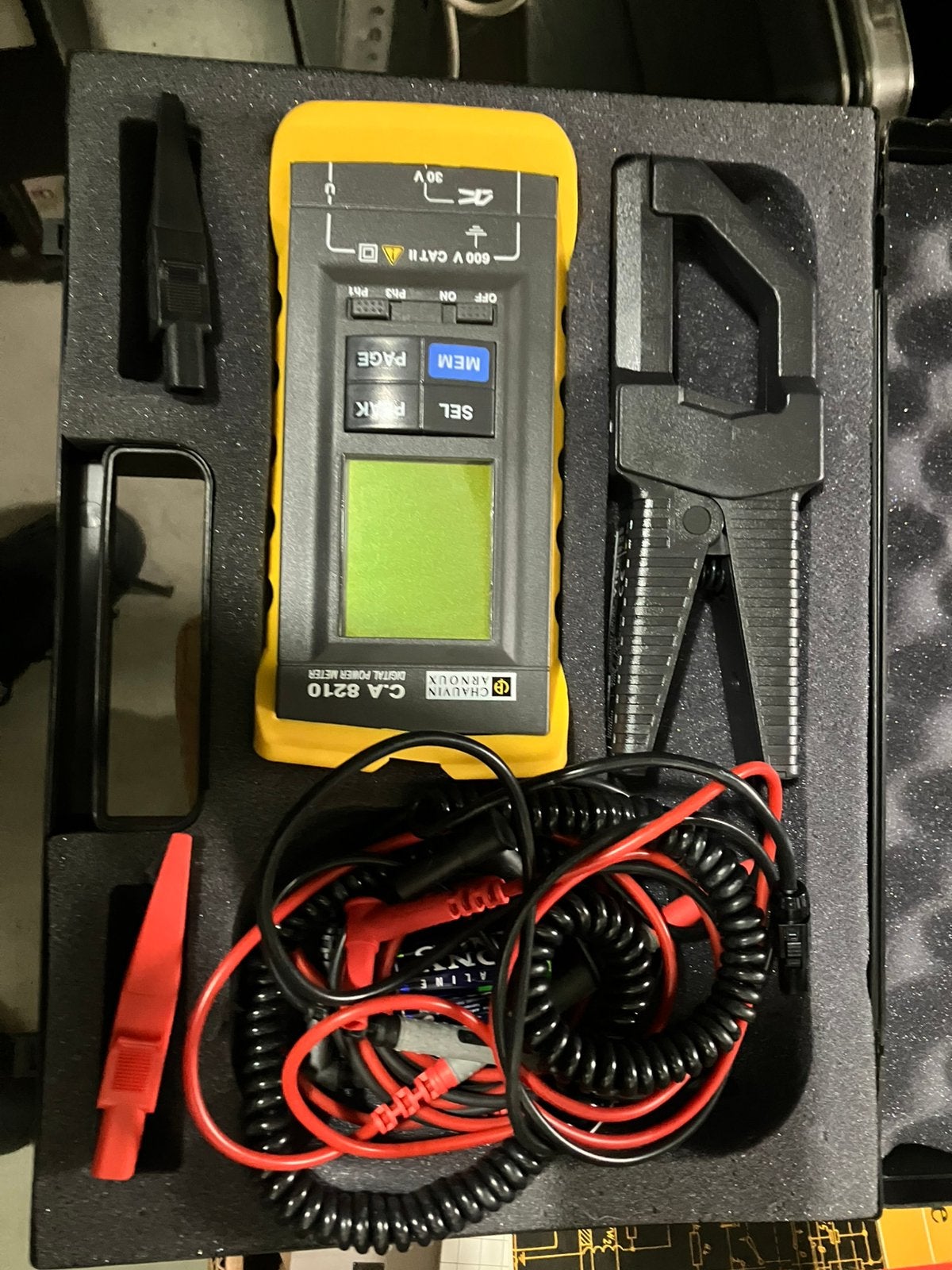 Chauvin arnoux ca8210 power meter, France, Elektriciteit, Ophalen of Verzenden, Zo goed als nieuw