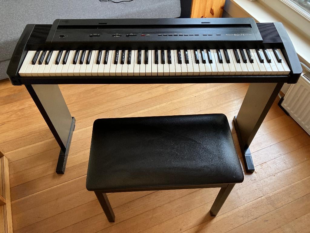 Roland digitale elektrische piano, Muziek en Instrumenten, Piano's, Ophalen, Gebruikt, Zwart, Digitaal