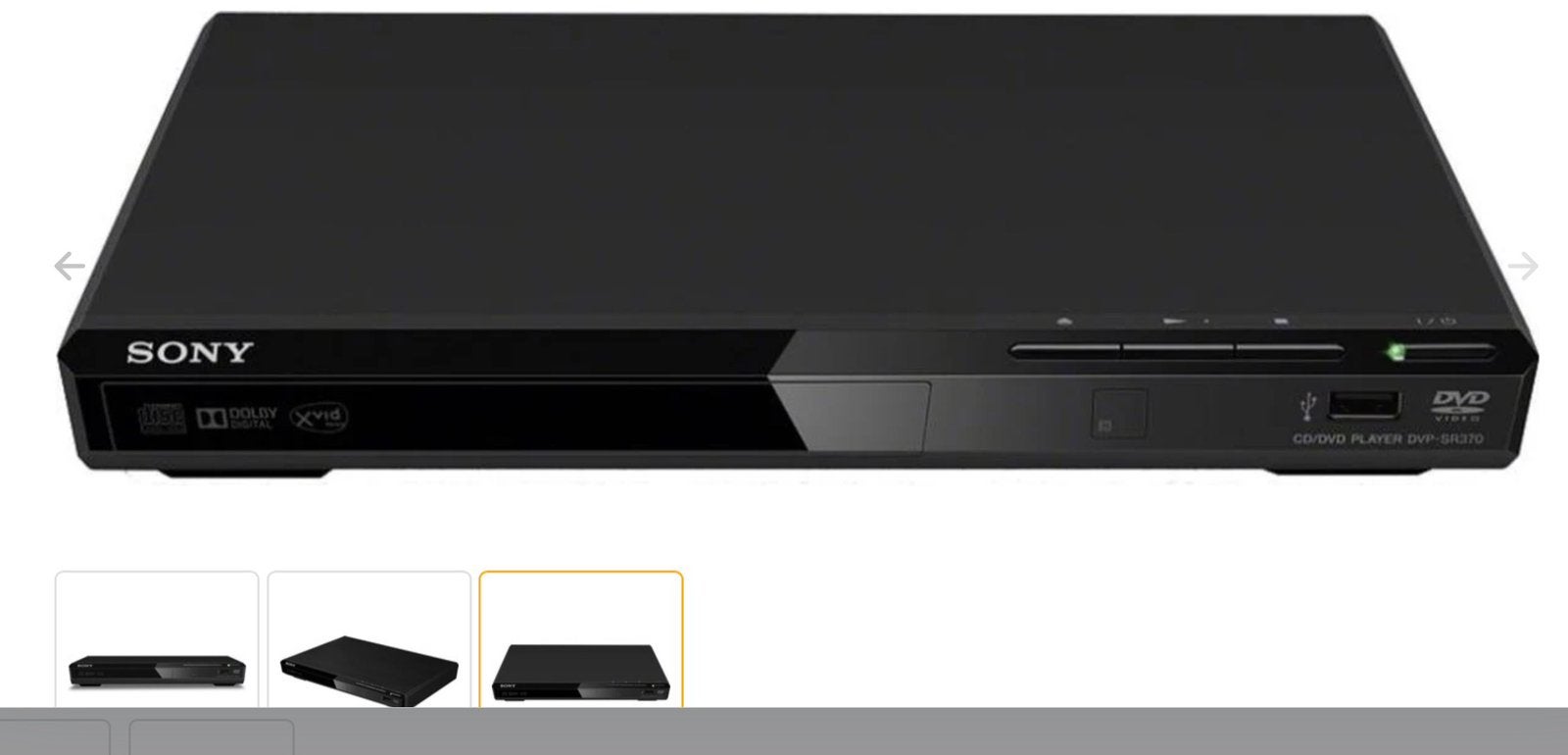 Sony DVP-SR370 dvd-speler – werkt prima, Audio, Tv en Foto, Ophalen of Verzenden, Gebruikt, Sony