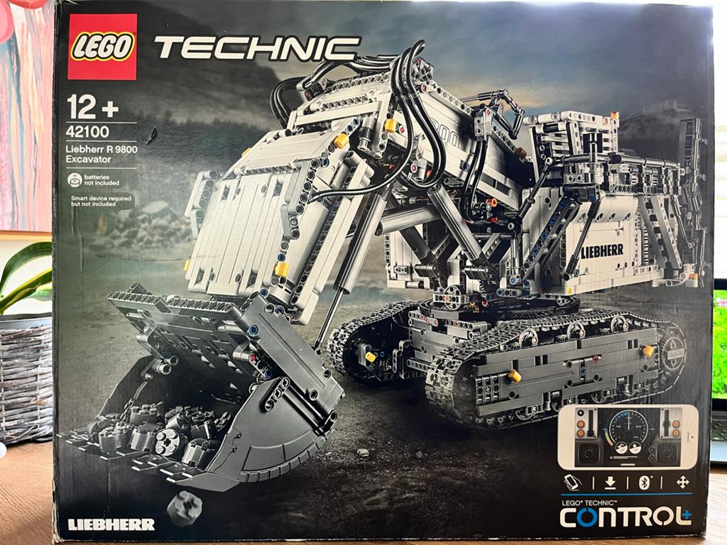 Lego Technic Liebherr R 9800 Graafmachine (42100) Compleet, Ophalen, Lego, Zo goed als nieuw, Complete set