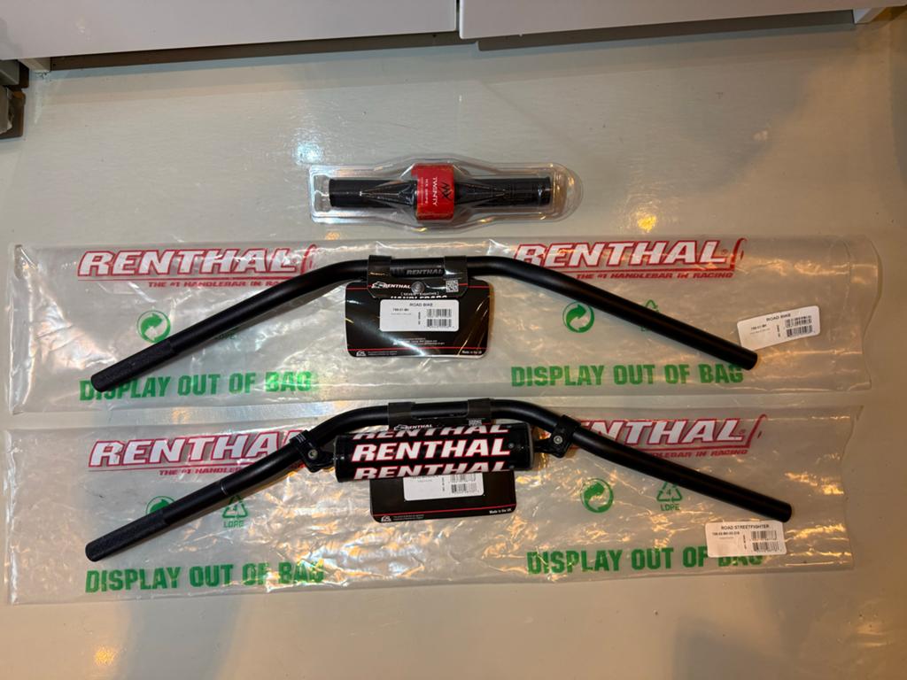 Renthal 22mm motor stuur: 789 (gebruikt) en 758 (nieuw), Ophalen of Verzenden
