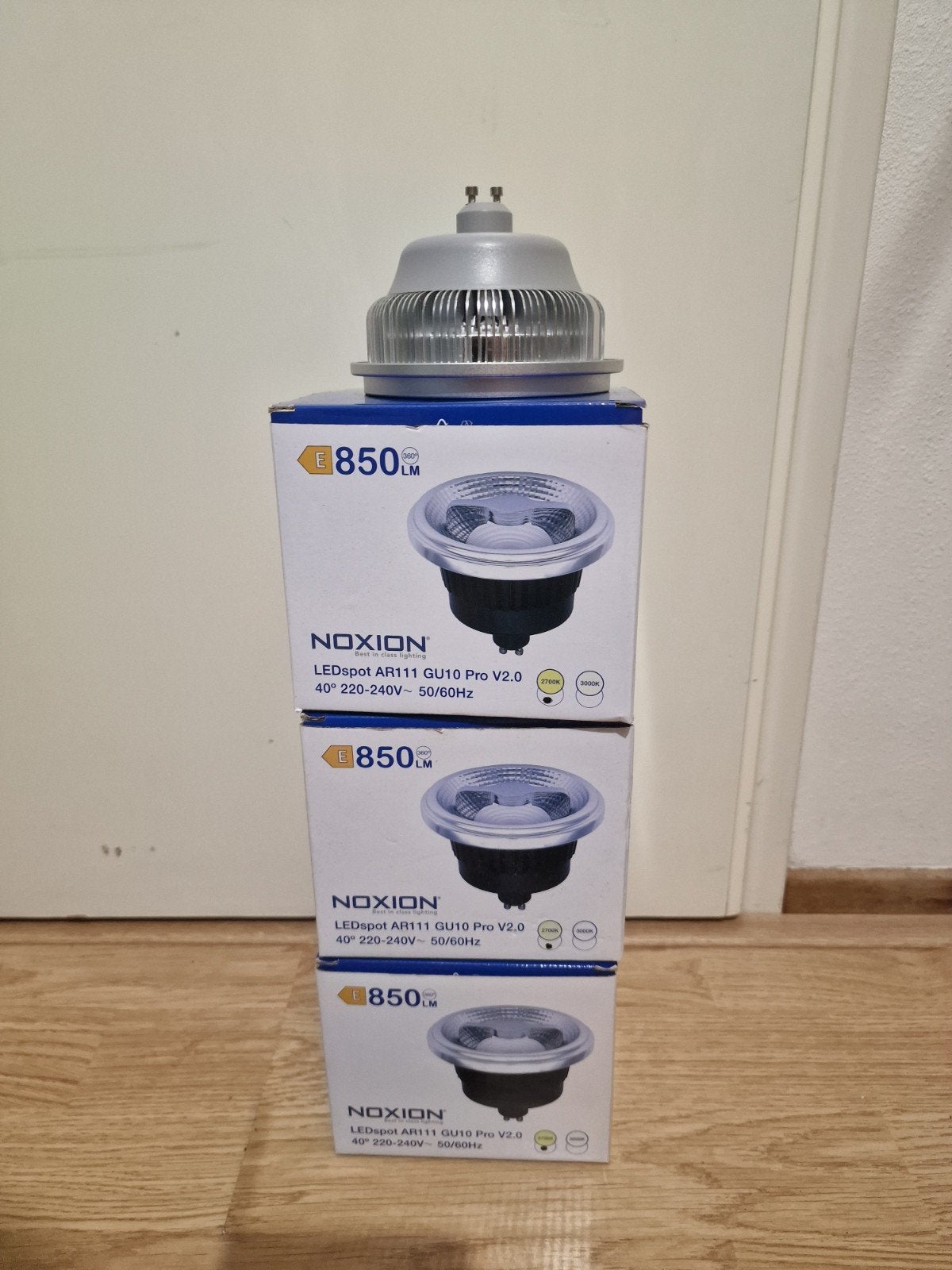 Noxion LEDspot AR111 GU10 Pro V2.0 - 4 stuks, Wit, Overige merken, GU10, Nieuw