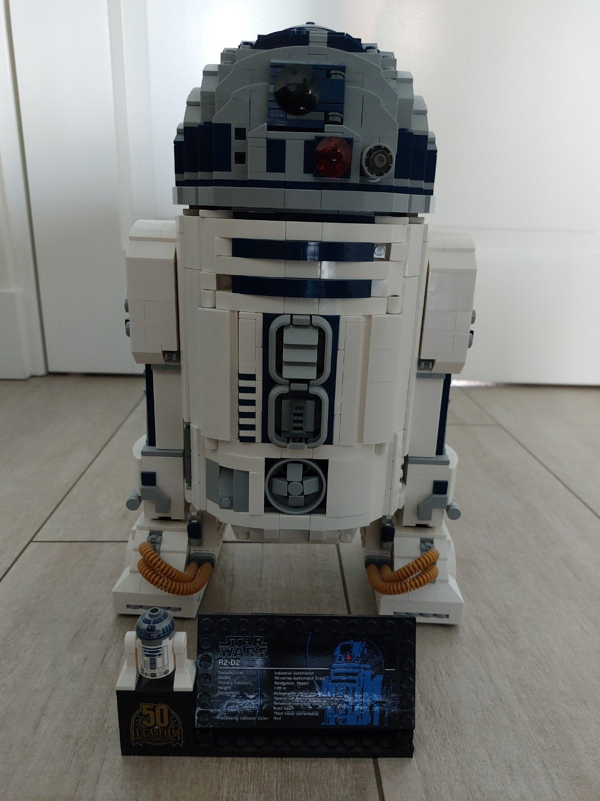 Lego Star Wars R2D2 75308, Ophalen, Zo goed als nieuw, Actiefiguurtje