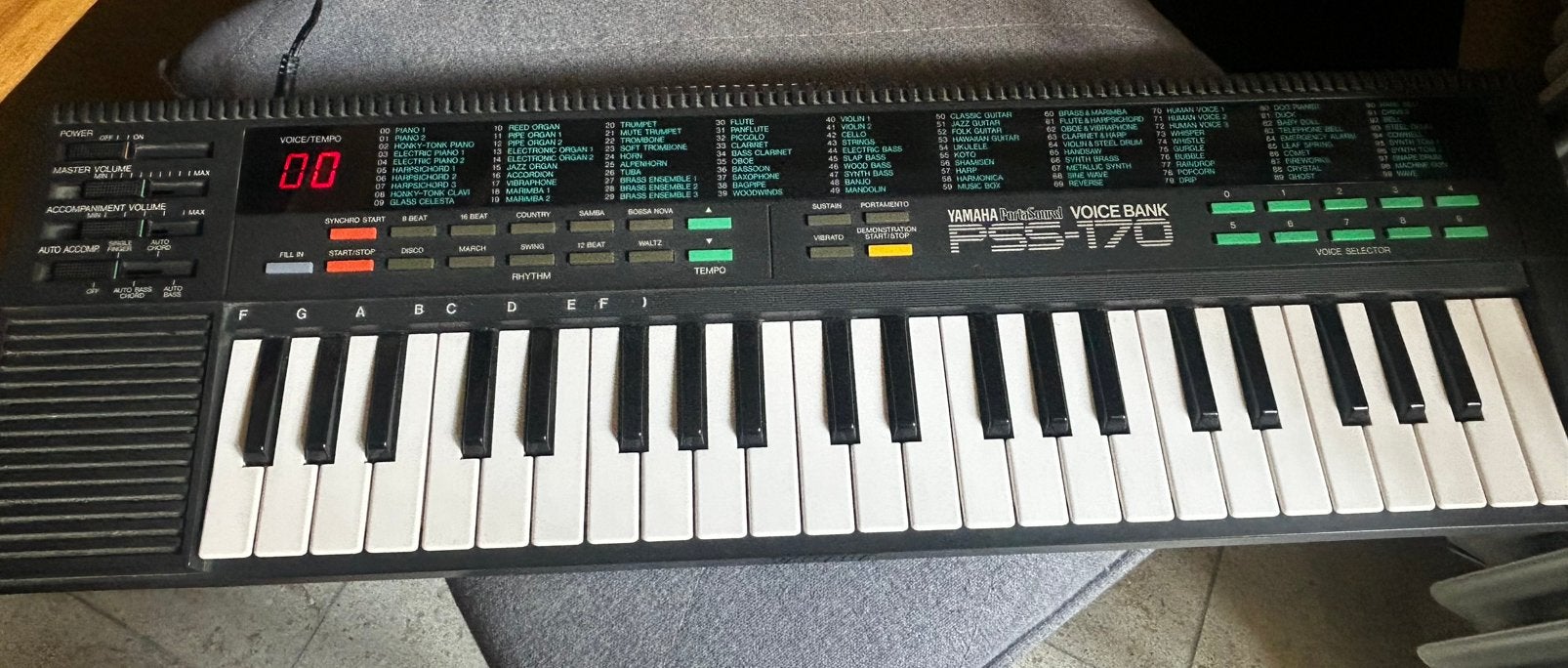Yamaha PortaSound PSS-470 Vintage Keyboard, Ophalen, Gebruikt, Yamaha, Overige aantallen