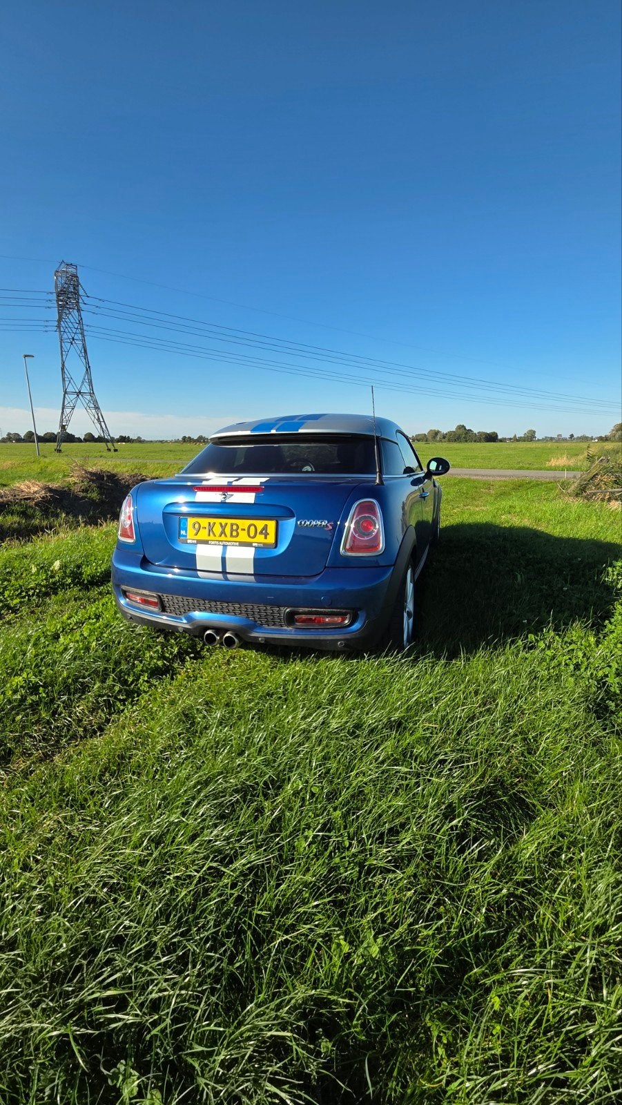 Foto 3 van Mini 1.6 Cooper S Chili Coupe 2011 Blauw (tweezitter)