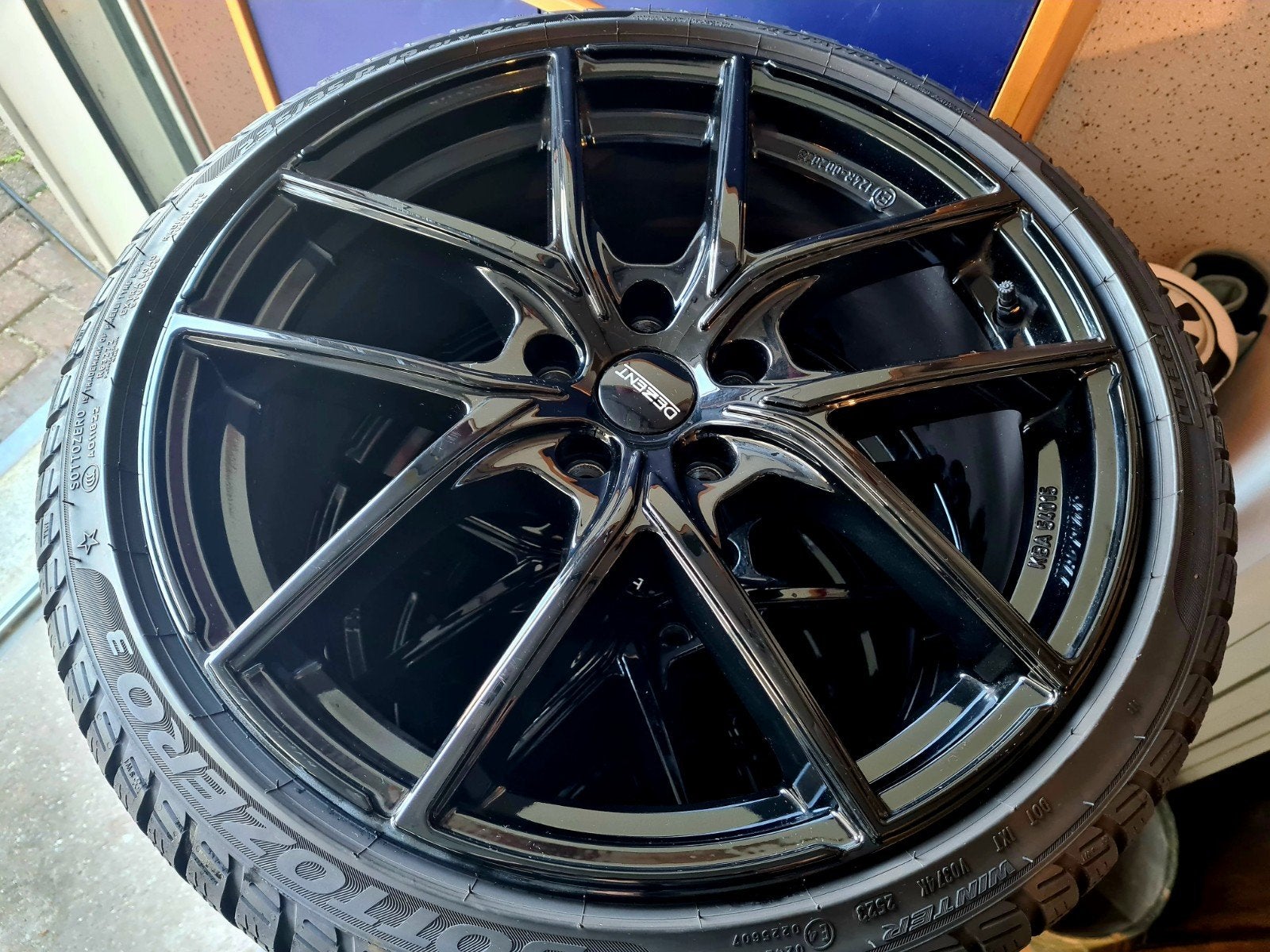 Velgen met Pirelli Sottozero 3 winterbanden 235/35 R19, Gebruikt, Banden en Velgen, Winterbanden, 235 mm