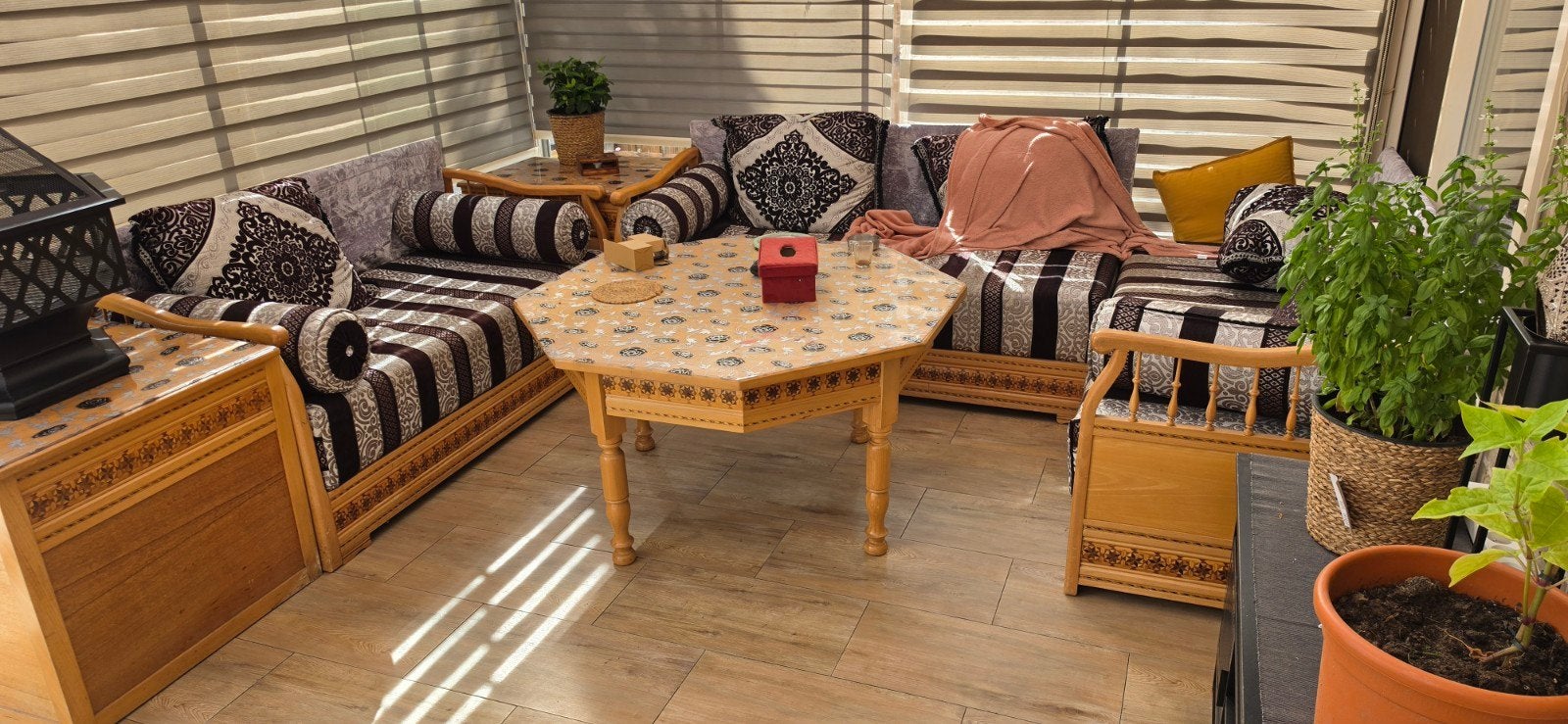 marocans bankstel, Tuin en Terras, Tuinsets en Loungesets, Ophalen of Verzenden