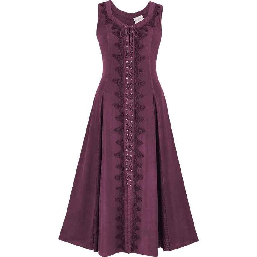 HolyClothing Trinity Paarse Celtic Maxi-jurk, Kleding | Dames, Paars, HolyClothing, Gedragen, Onder de knie