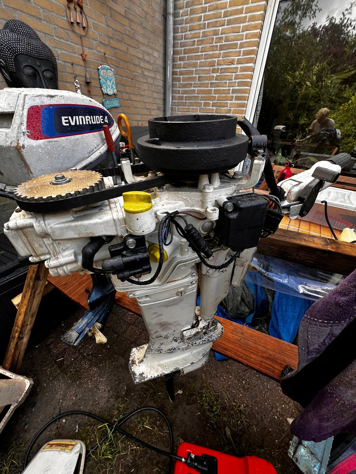 Johnson 6 pk 4 takt, Ophalen, Gebruikt