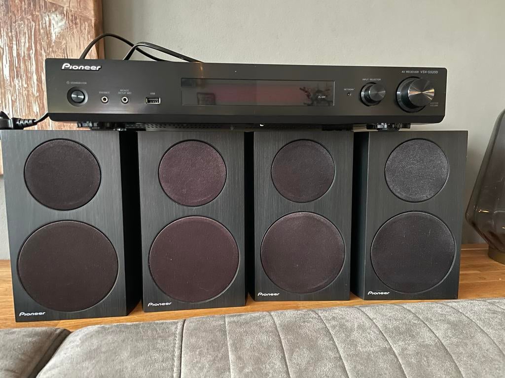 Pioneer Geluidsset: 4 Speakers + Subwoofer, Gebruikt, Pioneer, Speakers, Losse componenten