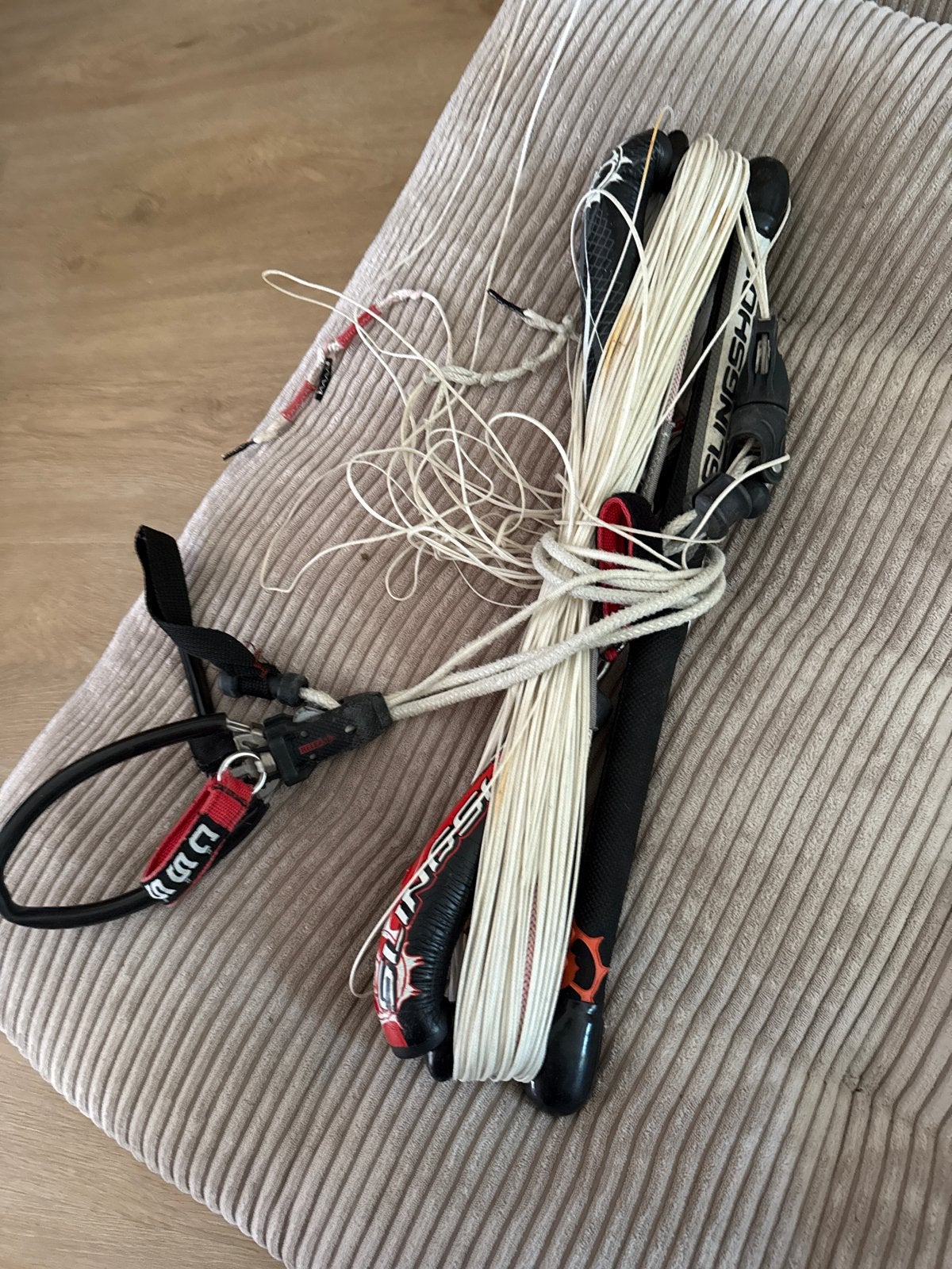 Slingshot Kite Bar - Controleer op ontbrekende lijnen, Gebruikt, Bar, Geen board, Verzenden