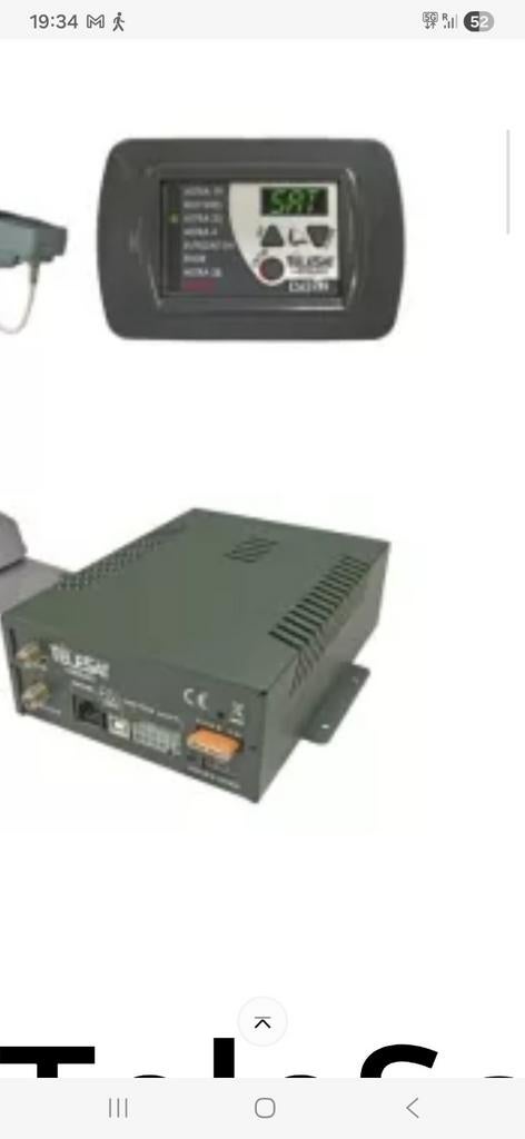 Telesat besturingsysteem, Caravans en Kamperen, Ophalen, Gebruikt