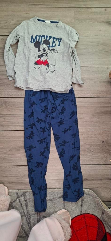 Mickey Mouse pyjama maat 134/140, Nacht- of Onderkleding, Ophalen of Verzenden, Zo goed als nieuw, Mickey Mouse