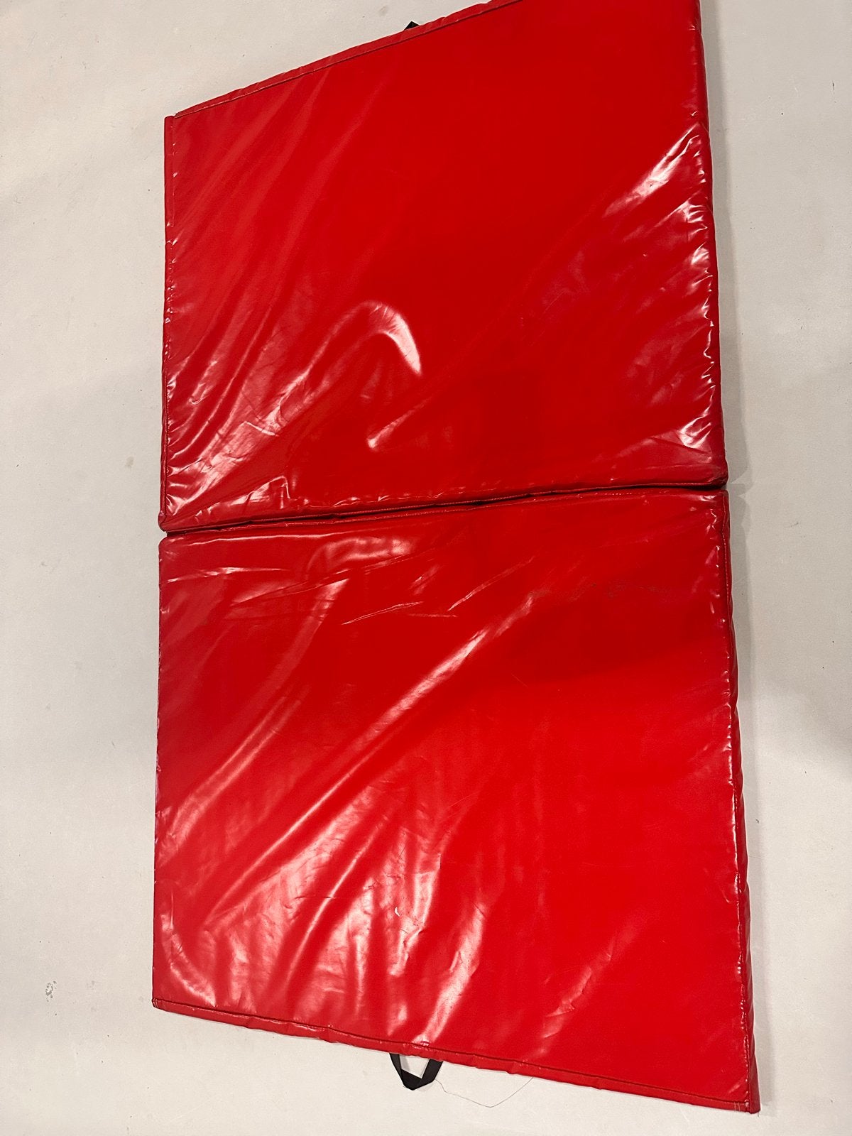 6x Rode/blauwe opvouwbare valmat/sportmat, Sport en Fitness, Ophalen, Gebruikt