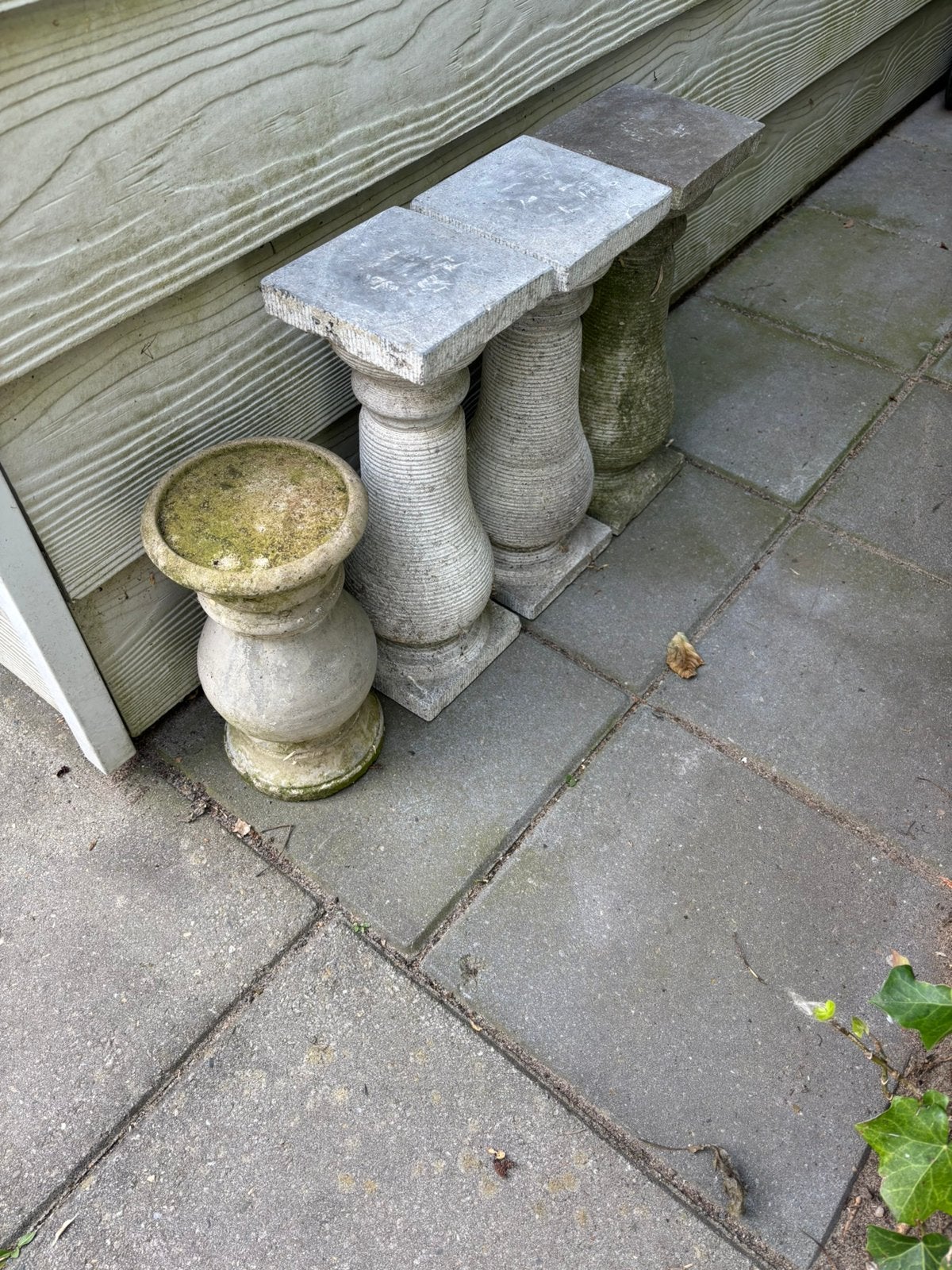 Zuilen en kandelaar, Tuin en Terras, Tuinbanken, Ophalen, Zo goed als nieuw, Hout