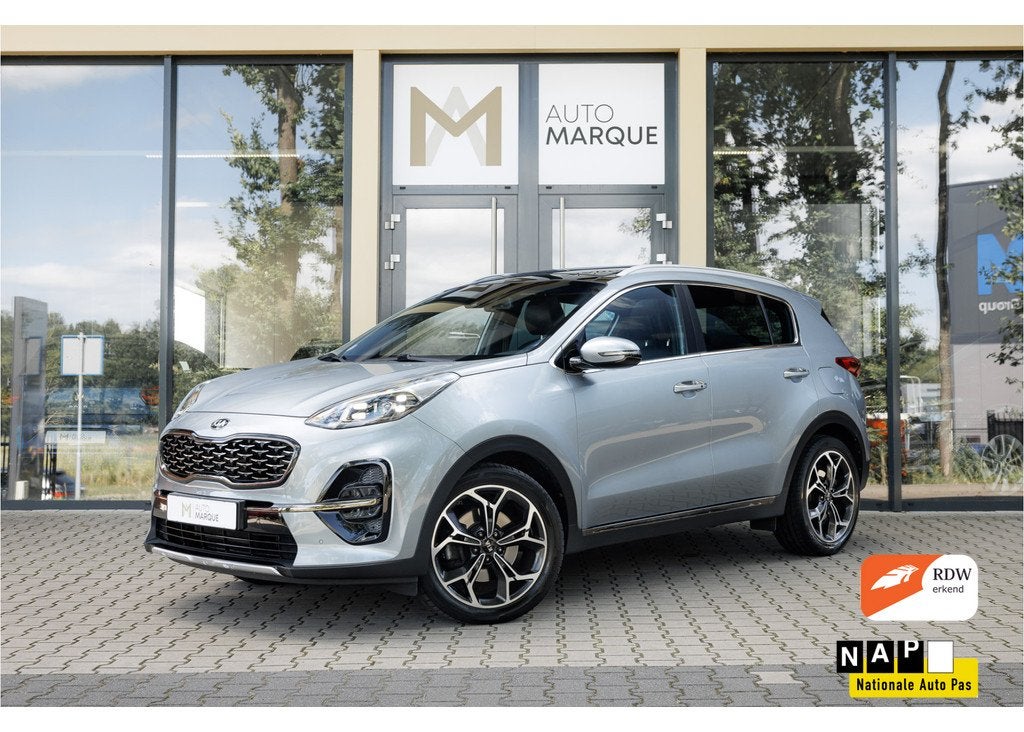 Kia Sportage 1.6 T-GDI 177PK Aut. | GT-Line | Panoramadak |, Auto's, Kia, 15 km/l, Gebruikt, 4 cilinders, Leder