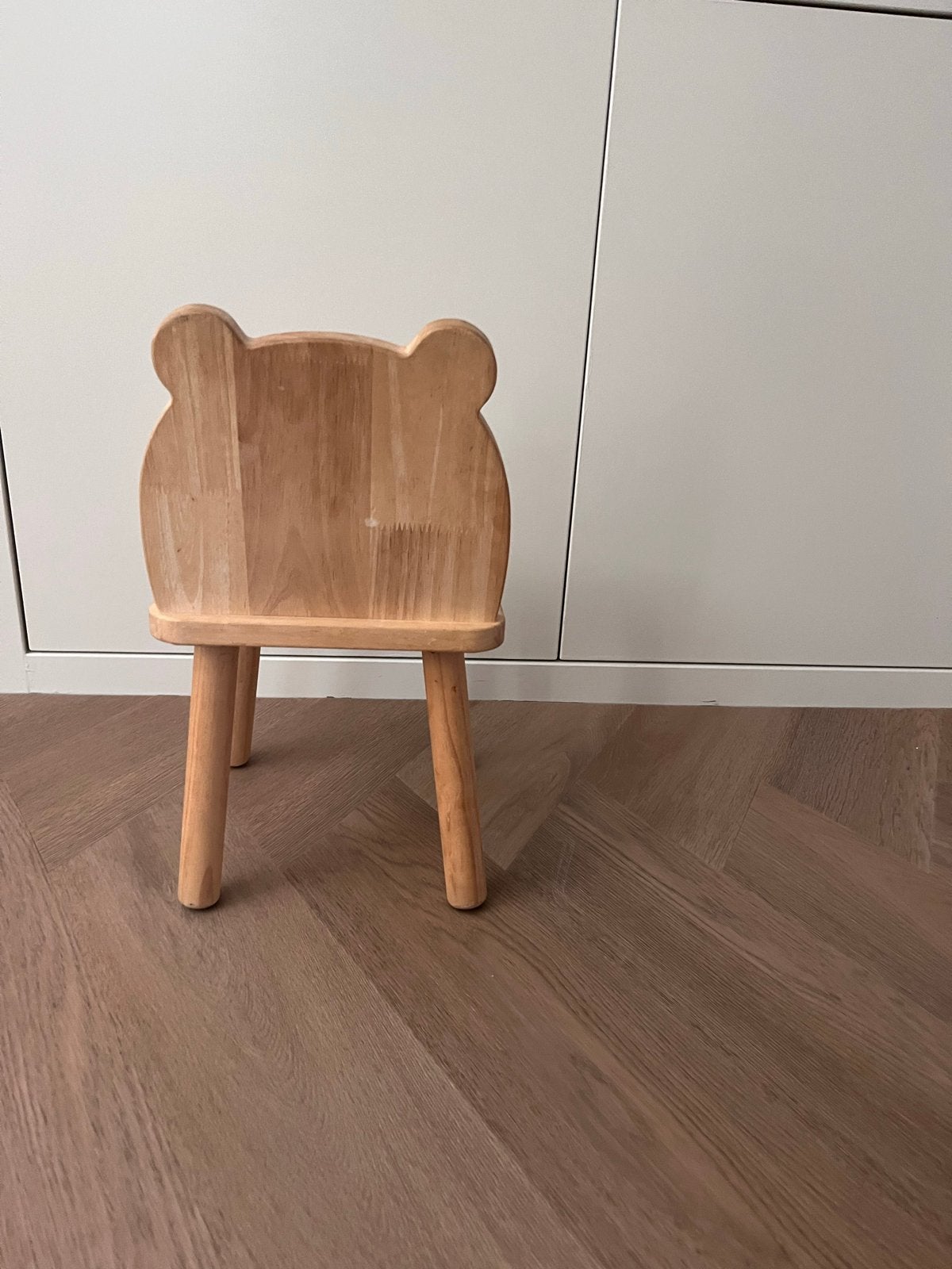 Houten Zara Home kinderstoel met berenoren, Kinderen en Baby's, Kinderkamer | Tafels en Stoelen, Ophalen, Gebruikt, Stoel(en)
