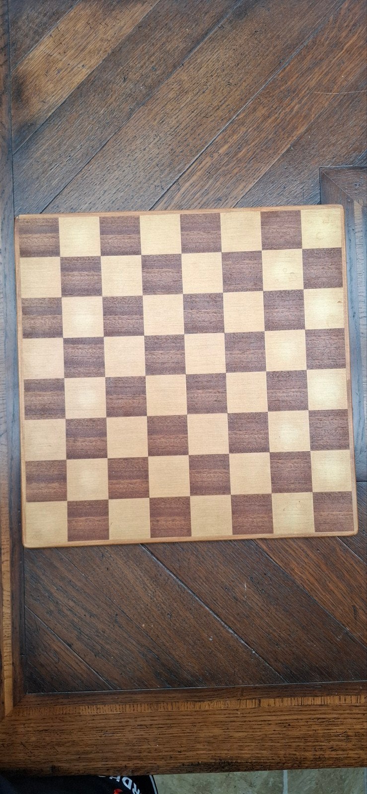 Revanche Schaakbord 37,5 cm - Houten Schaakspel, Hobby en Vrije tijd, Gezelschapsspellen | Bordspellen, Een of twee spelers, Ophalen of Verzenden