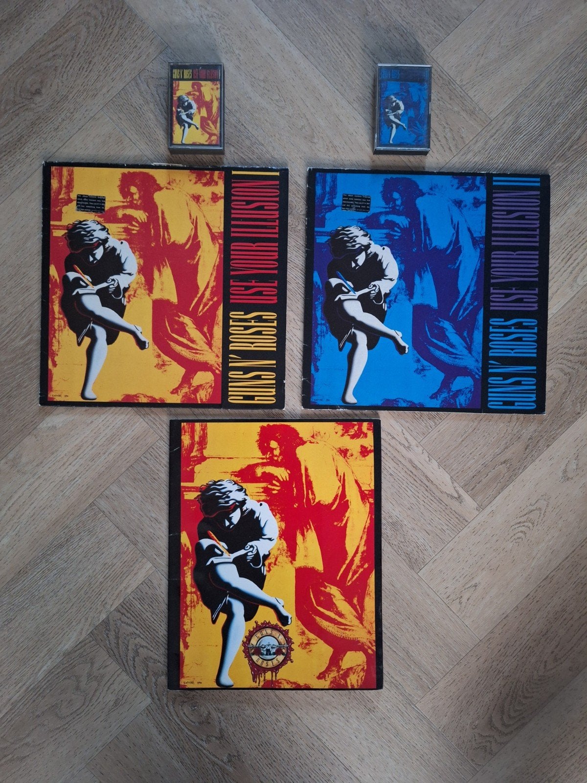 Guns N' Roses Use Your Illusion I & II LP's,Cassettes & Tour, Ophalen of Verzenden