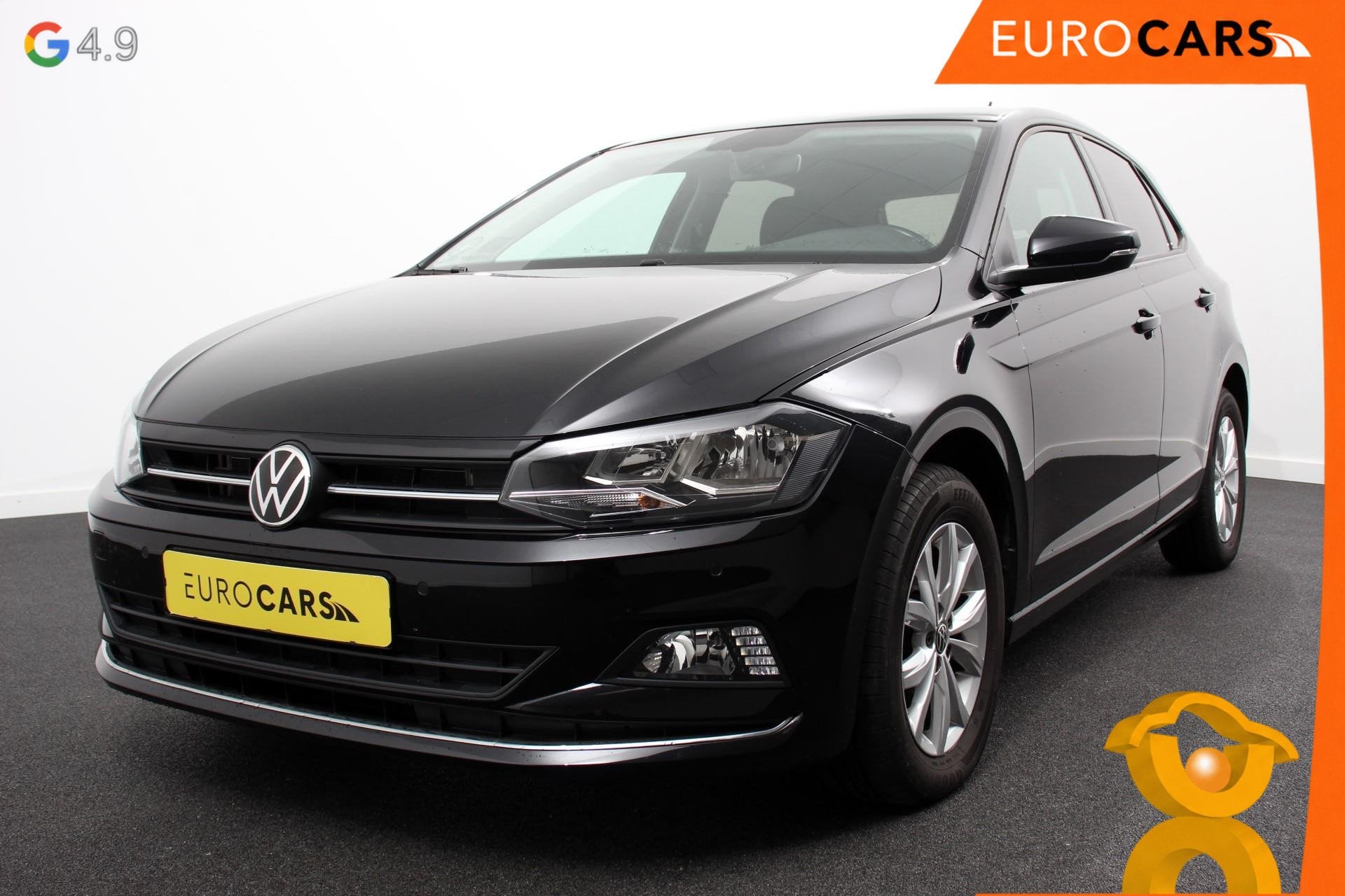 Volkswagen Polo 1.0 TSI 110 pk DSG Highline Navigatie Apple, Stof, Gebruikt, Bedrijf, 600 kg