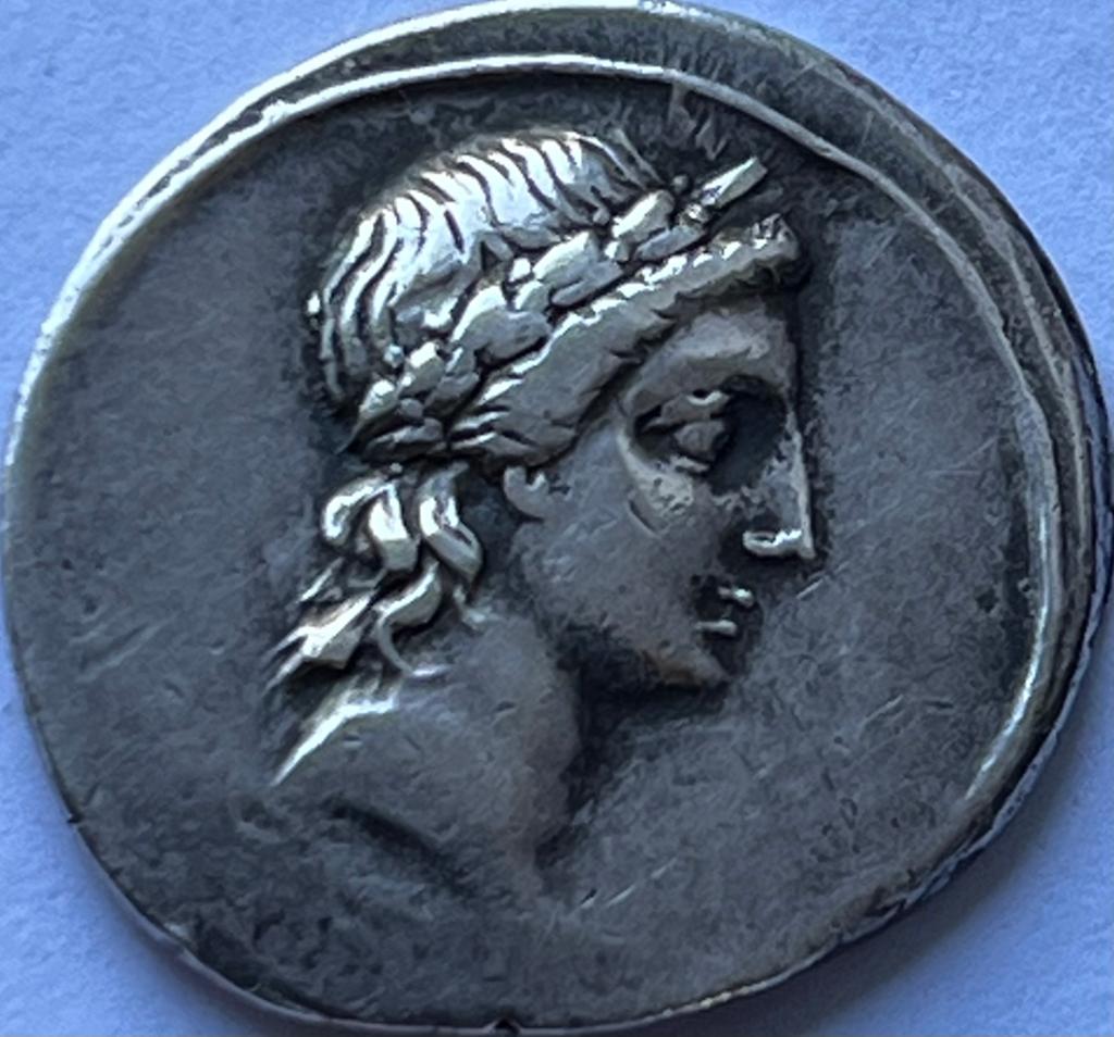 Romeinse Republiek zeldzame denarius augustus als imperator, Postzegels en Munten, Munten | Europa | Niet-Euromunten, Ophalen of Verzenden