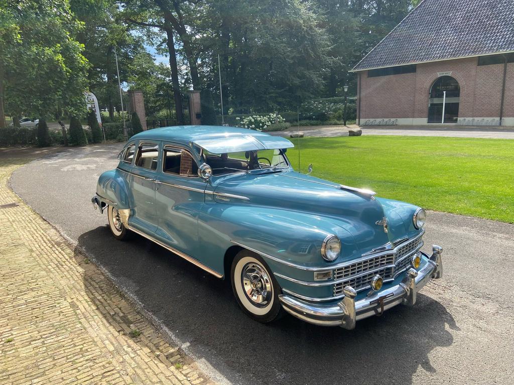 Chrysler Royal Windsor 1947, Auto's, Blauw, 4107 cc, 115 pk, Particulier