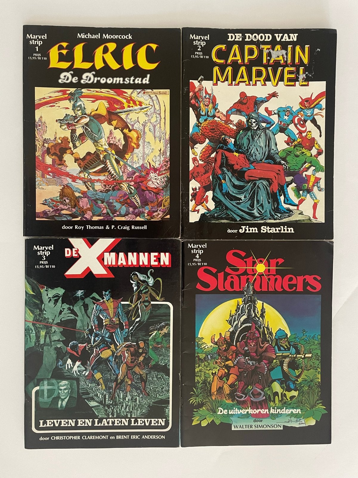 Marvel Stripboeken 8 Stuks uit 1983/1985  alles Eerste Druk, Diverse auteurs, Ophalen of Verzenden, Zo goed als nieuw, Meerdere stripboeken