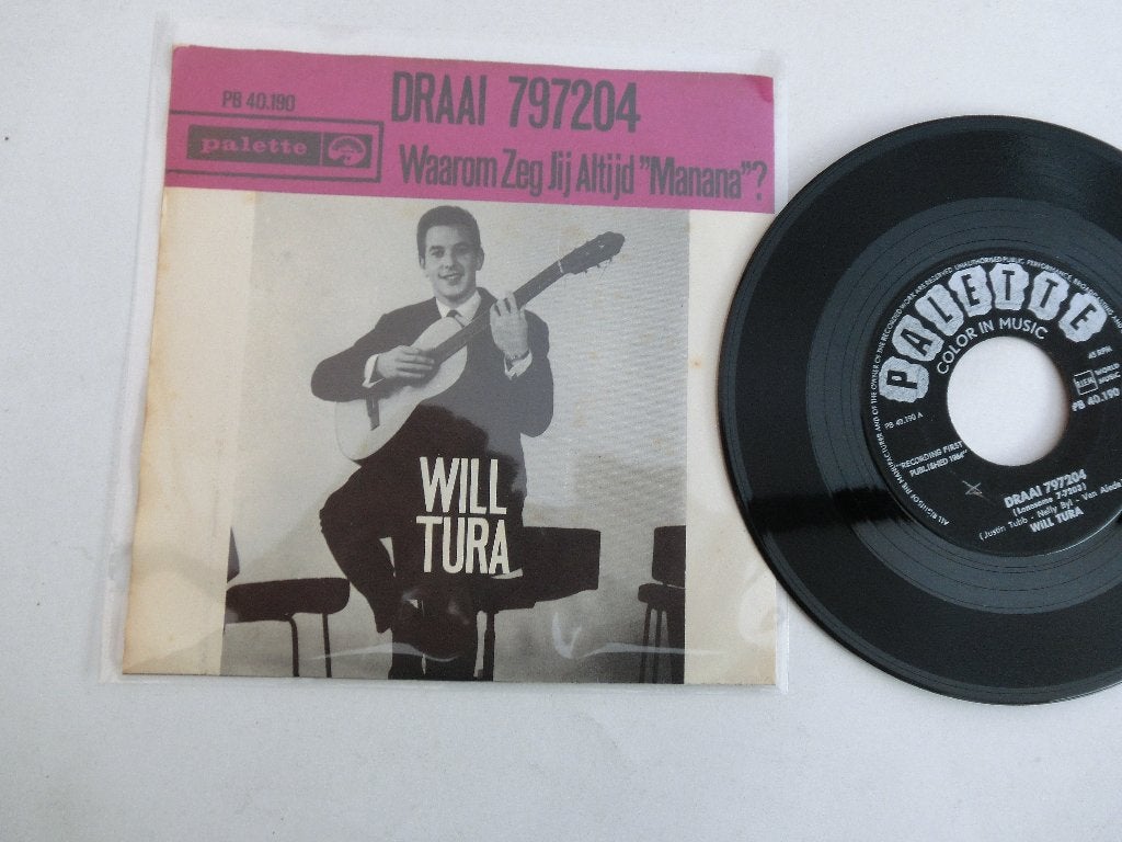 Will Tura Draai 797204, Ophalen of Verzenden, Zo goed als nieuw, 7 inch, Nederlandstalig