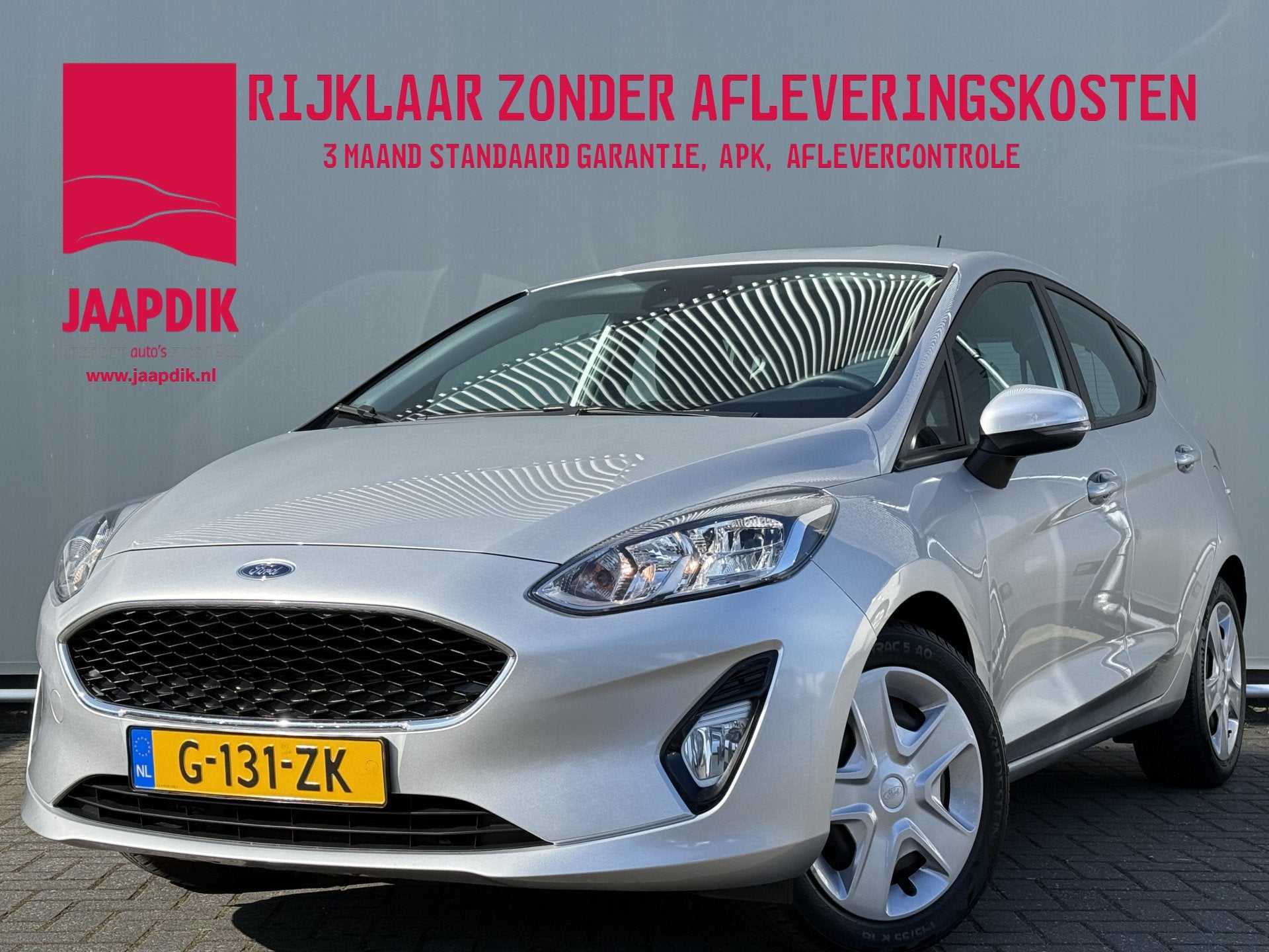 Ford Fiesta BWJ 2020 1.0 94 PK EcoBoost Connected CARPLAY +, Auto's, Voorwielaandrijving, 94 pk, Stof, Gebruikt