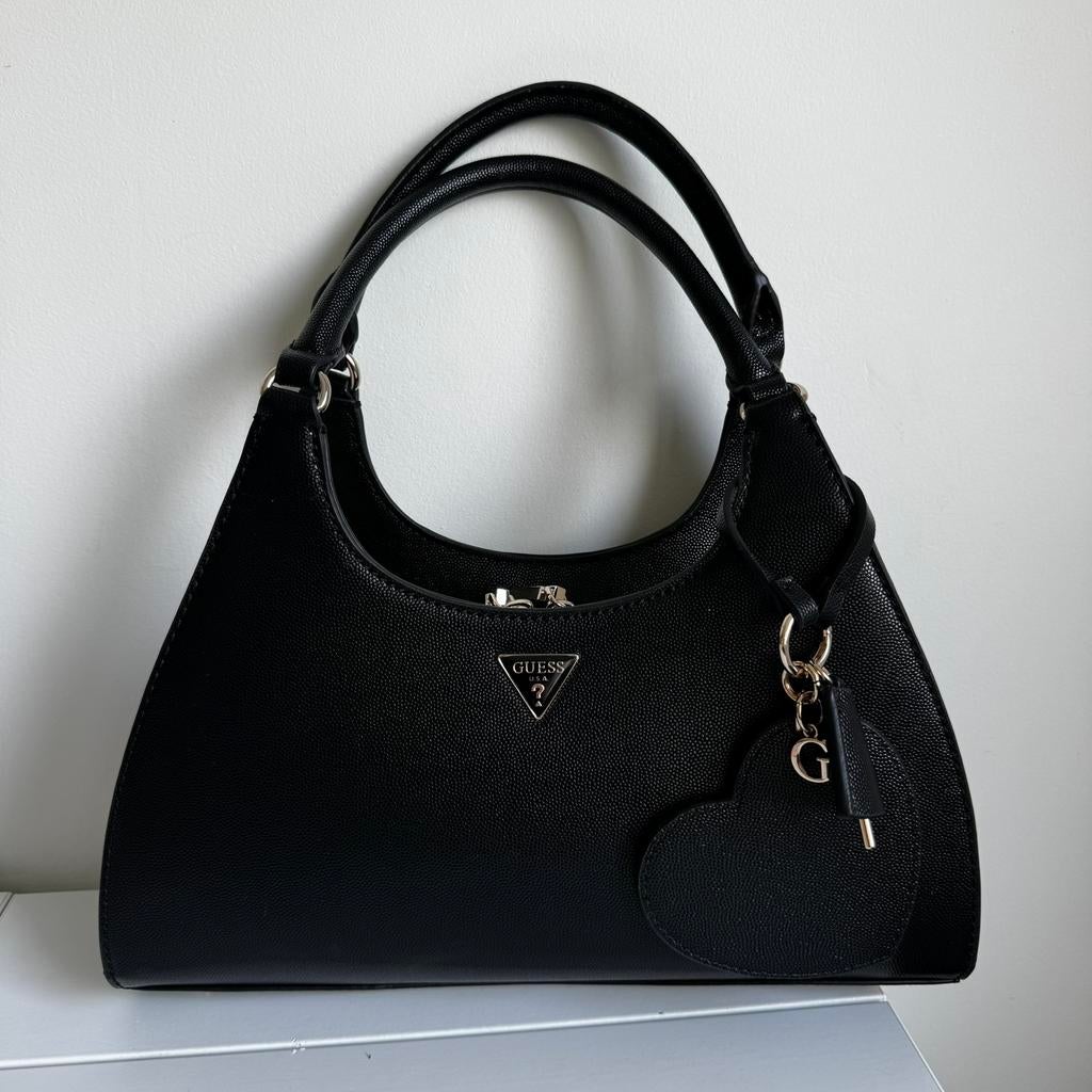 Guess handtas, Ophalen of Verzenden, Zo goed als nieuw, Zwart, Handtas