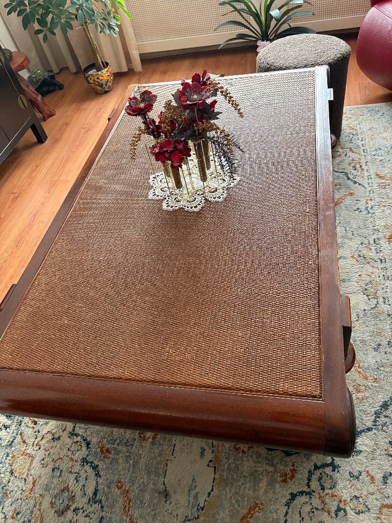 Salontafel 87x146, Gebruikt, 100 tot 150 cm, 50 tot 100 cm, Kersenhout