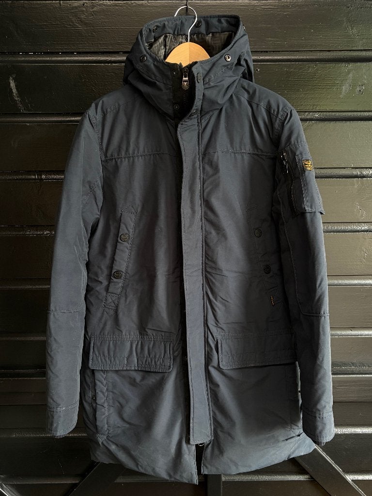 PME Legend - Ice Pilot warme winterjas Donkerblauw Medium, Pall Mall PME Legend, Ophalen of Verzenden, Gedragen, Maat 48/50 (M)