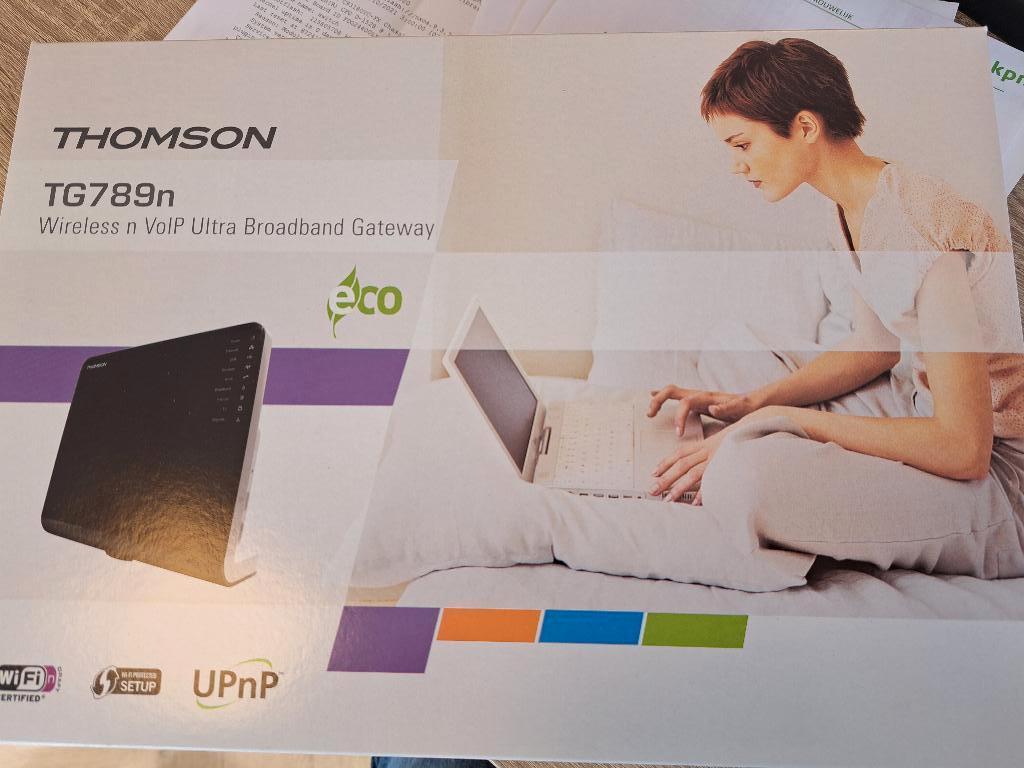 Thomson TG789n Wireless VoIP Gateway NEW, Ophalen, Nieuw, Toebehoren