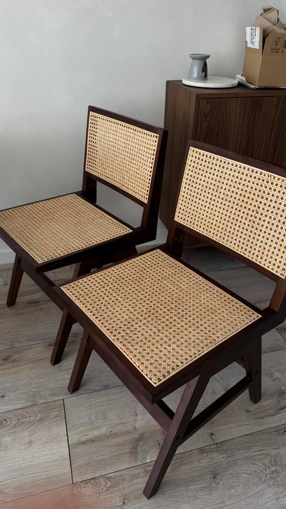 SKLUM Rotan stoelen walnoot, Ophalen of Verzenden