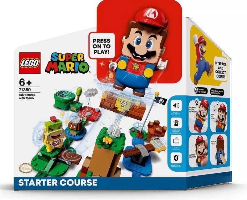 LEGO 71360 - Super Mario Avonturen met Mario Startset, Overige thema's, Lego, Inclusief instructies, Ophalen of Verzenden