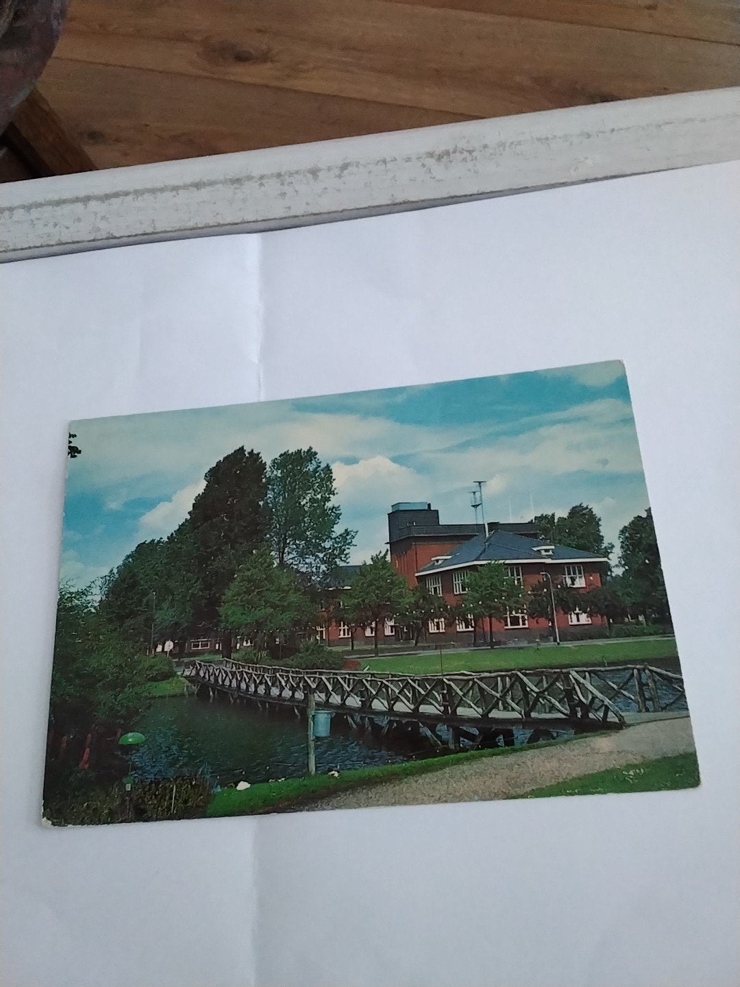 Oude ansichtkaart Delfzijl - Zeevaartschool (Abel Tasman), Ophalen of Verzenden, 1960 tot 1980, Gelopen, Zuid-Holland
