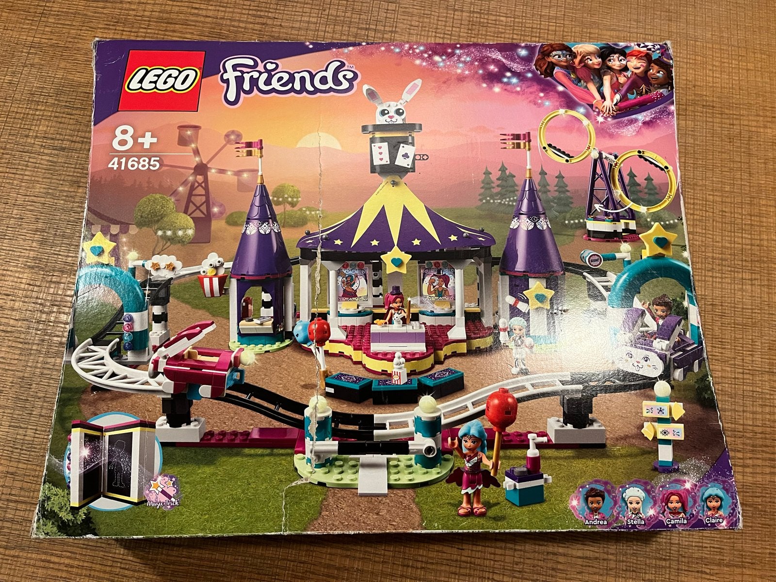 Lego Friends Magische Kermisachtbaan 41685 - Complete set, Ophalen, Lego, Friends, Zo goed als nieuw