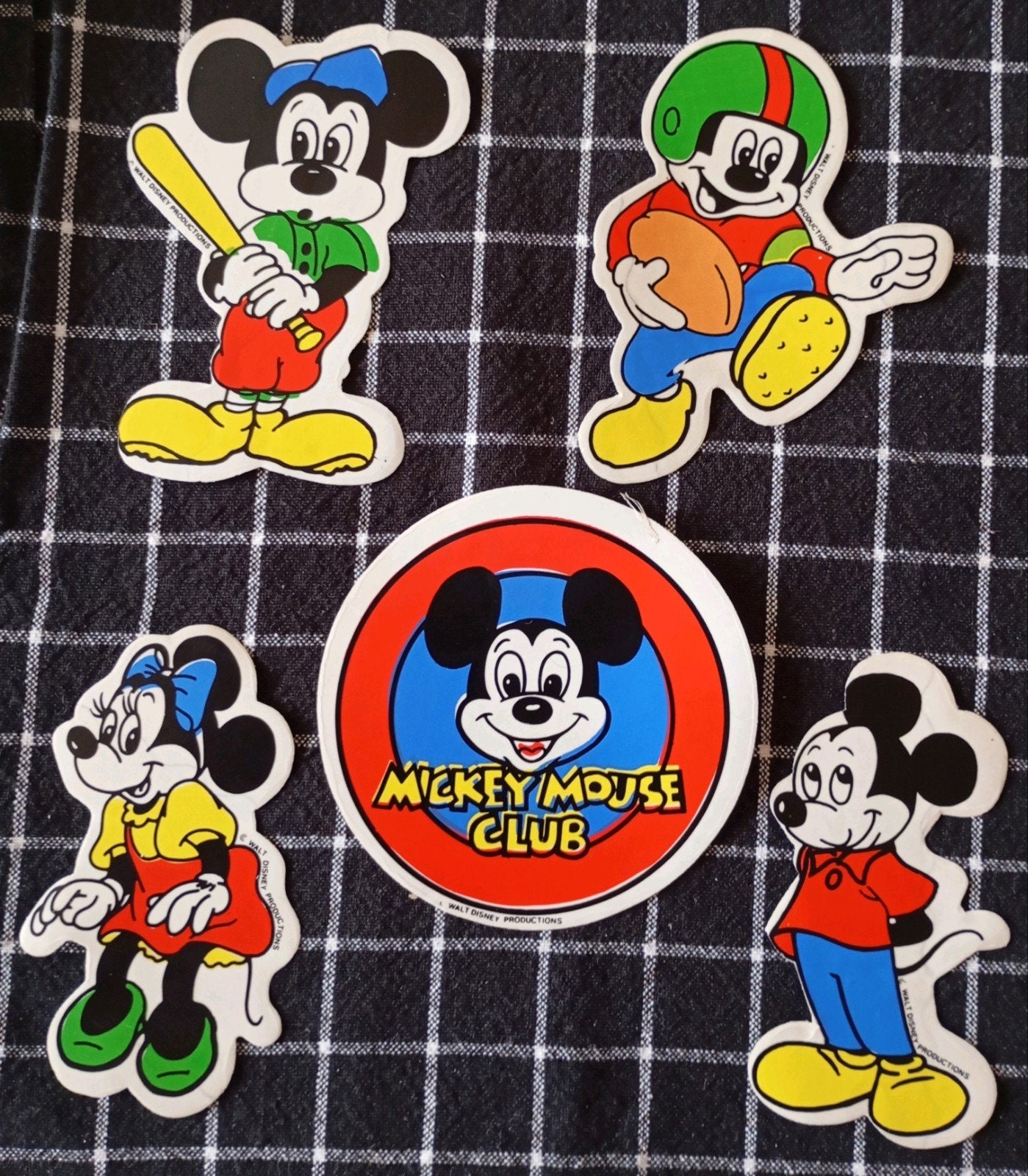 Lot 5x Vintage Disney Stickers (Jaren '70/'80) – Ongebruikt, Ophalen of Verzenden, Nieuw