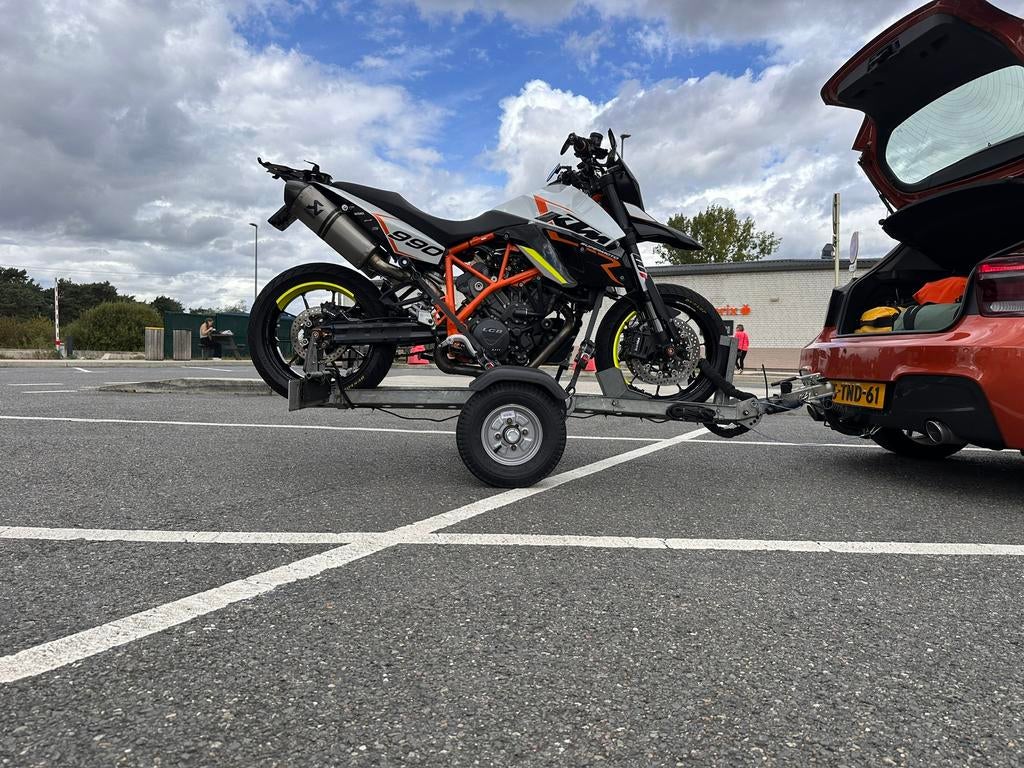 Motortrailer te huur, Fietsen en Brommers, Brommers | Derbi, Zo goed als nieuw, Ophalen