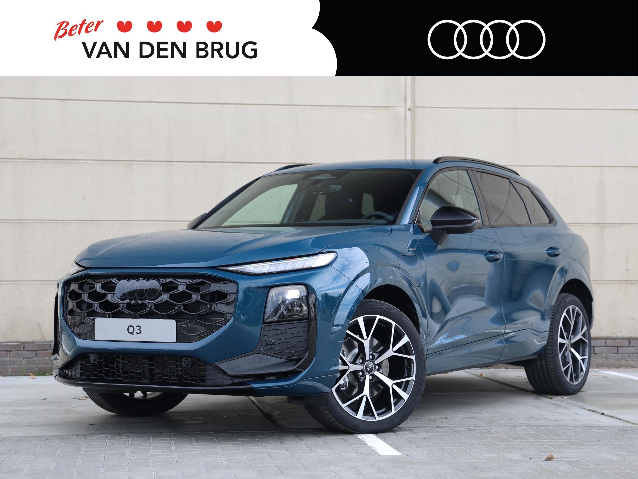 Audi Q3 S edition e-hybrid 272 PK SUV | Optiek zwart | Trekh, Auto's, Audi, 1800 kg, 1498 cc, 26 kWh, Plug-in hybride