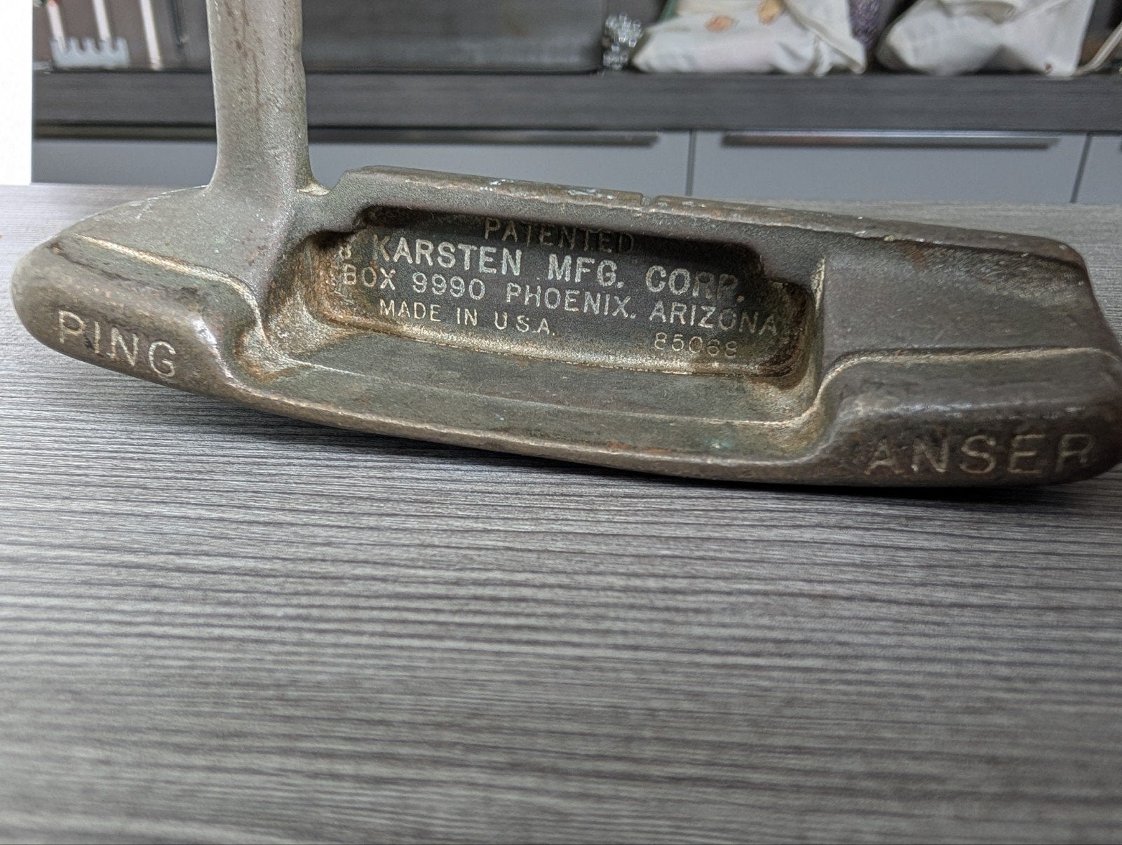 Ping mangaanbrons Anser Putter - Klassieker, Sport en Fitness, Golf, Ophalen of Verzenden, Gebruikt, Club, Ping