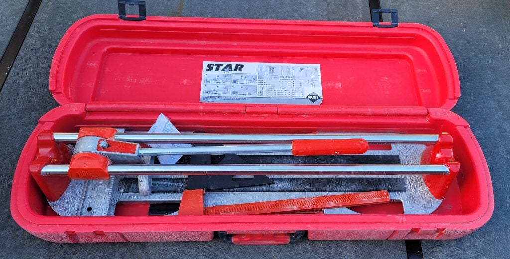 Rubi STAR-40-N PLUS tegelsnijder in koffer, Doe-het-zelf en Verbouw, Gereedschap | Handgereedschap, Ophalen of Verzenden, Gebruikt