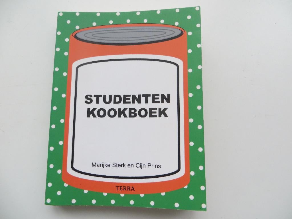 Studenten Kookboek, makkelijke goedkope en snelle gerechten, Boeken, Kookboeken, Italië, Gezond koken, Zo goed als nieuw, Marijke Sterk en Cijn Prins