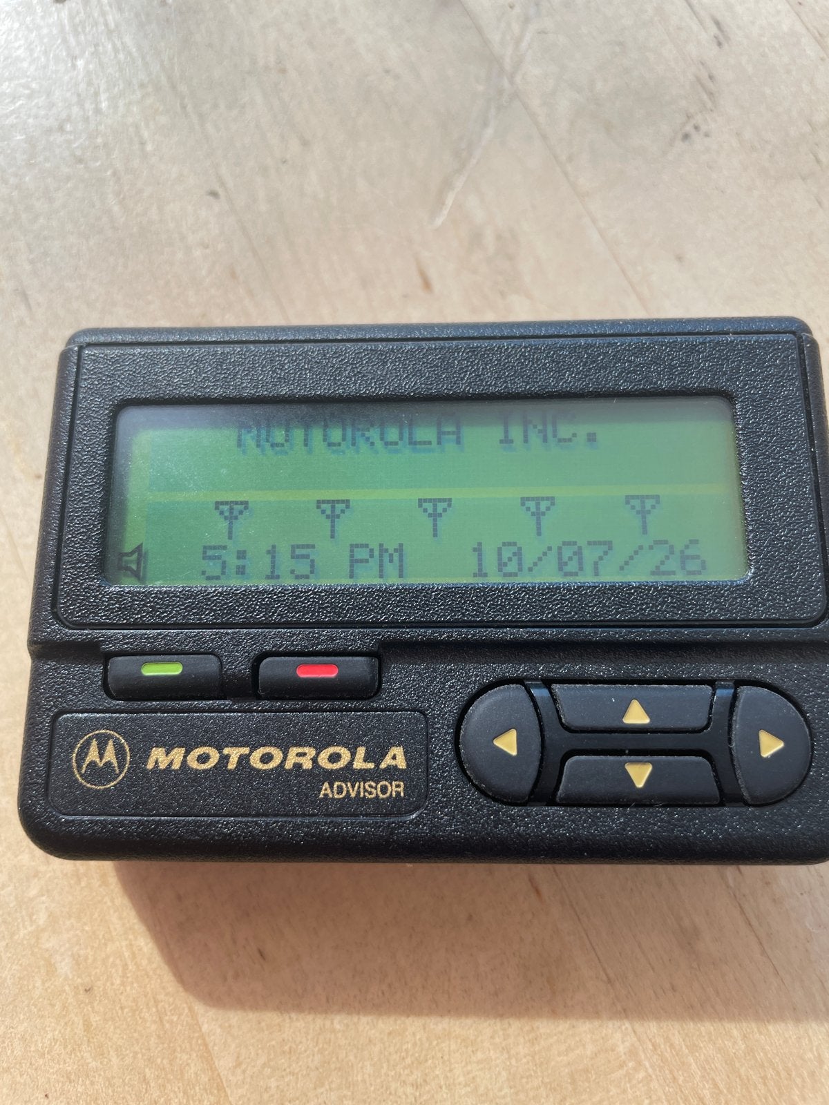 Vintage Motorola Advisor Pager - Werkend, Telecommunicatie, Ophalen of Verzenden, Zo goed als nieuw