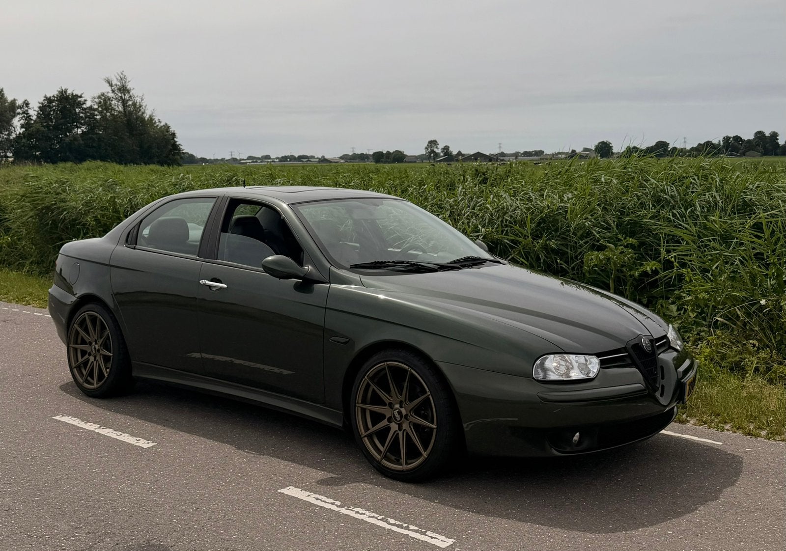 Alfa 156 2.5 V6 1999, Voorwielaandrijving, Leder, Handgeschakeld, Particulier