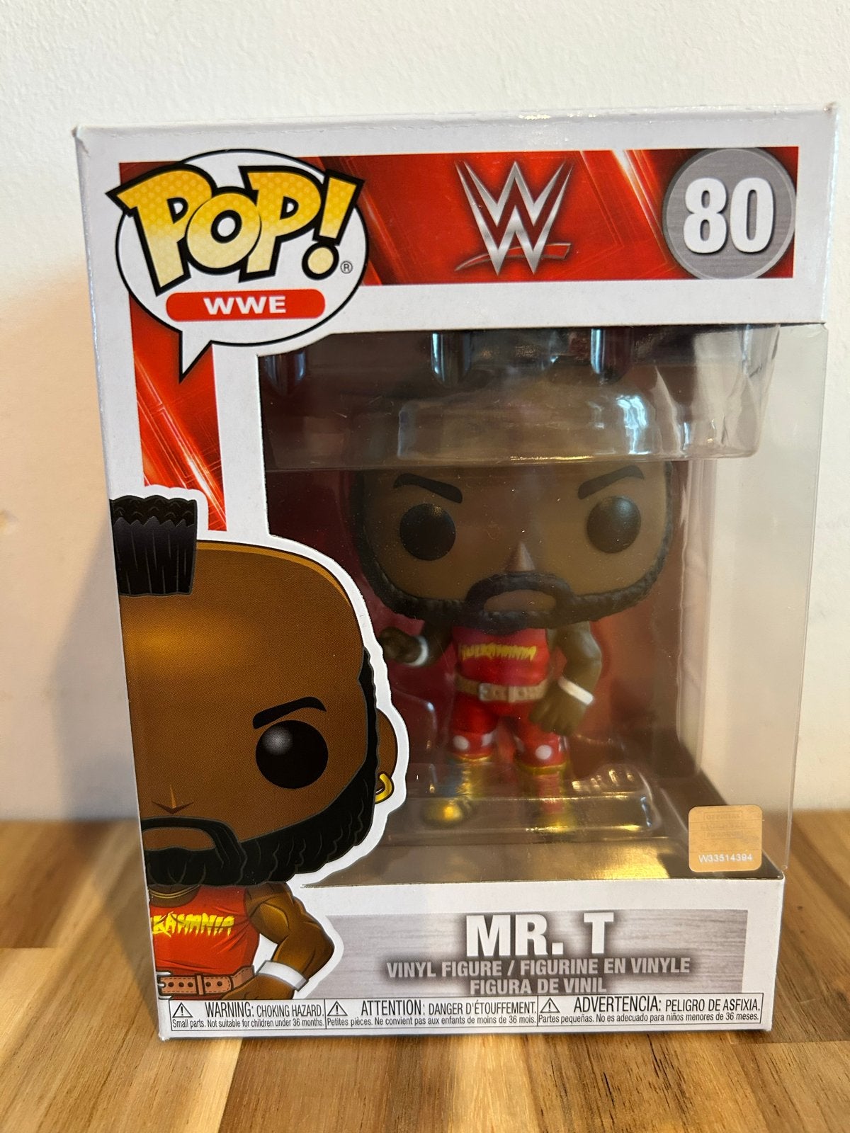 Funko Pop! WWE Mr. T #80 Vinyl Figuur, Ophalen of Verzenden, Zo goed als nieuw