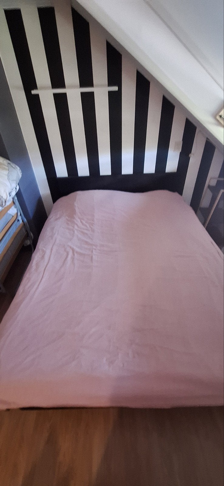 Boxspring 140x200 cm GRATIS, Ophalen, Gebruikt, Zwart, 200 cm