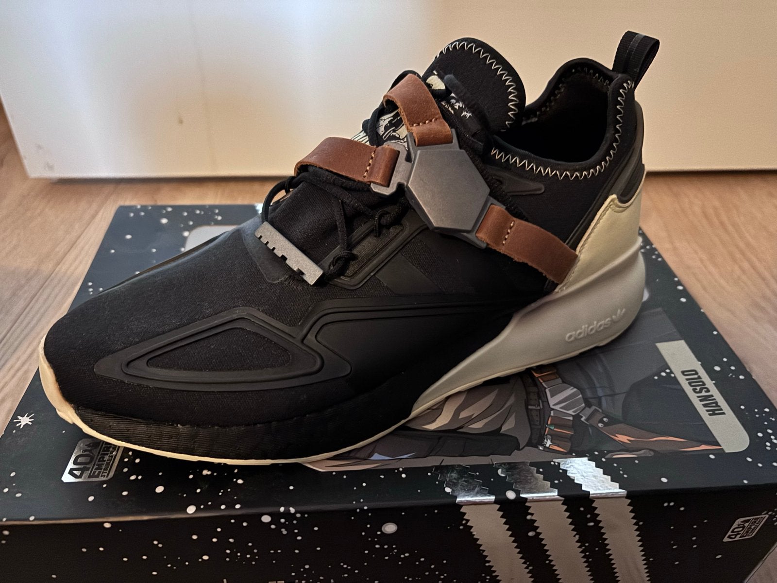 Adidas ZX 2K Boost Star Wars Han Solo Limited Edition, Ophalen, Nieuw, Zwart, Sneakers of Gympen