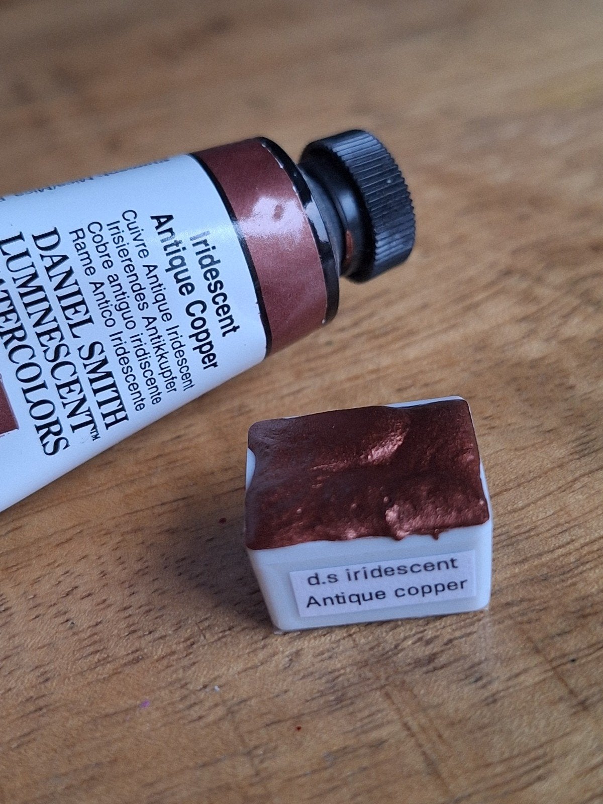 Daniel Smith Iridescent Antique Copper Waterverf ½ napje, Hobby en Vrije tijd, Ophalen of Verzenden, Nieuw, Waterverf