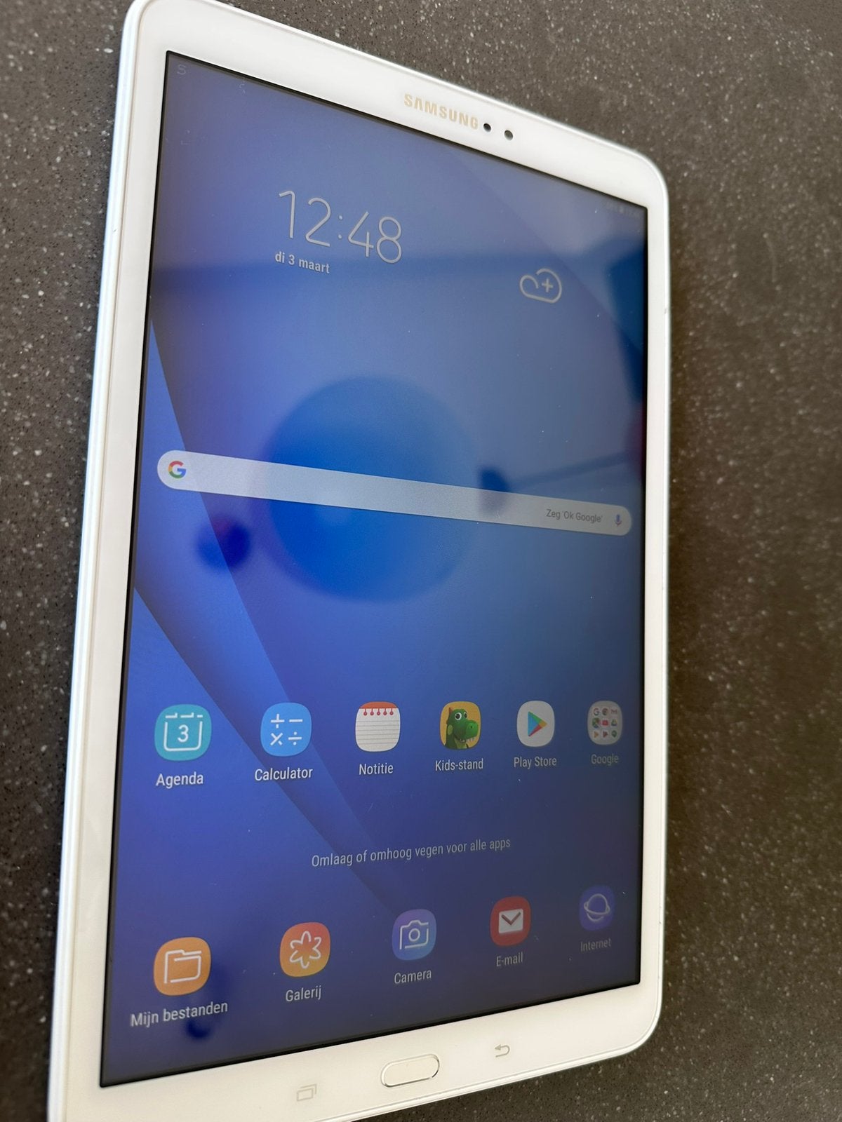 Samsung Galaxy Tab A (2016) SM-T580 wit, Computers en Software, Ophalen, Zo goed als nieuw, 10 inch, 32 GB